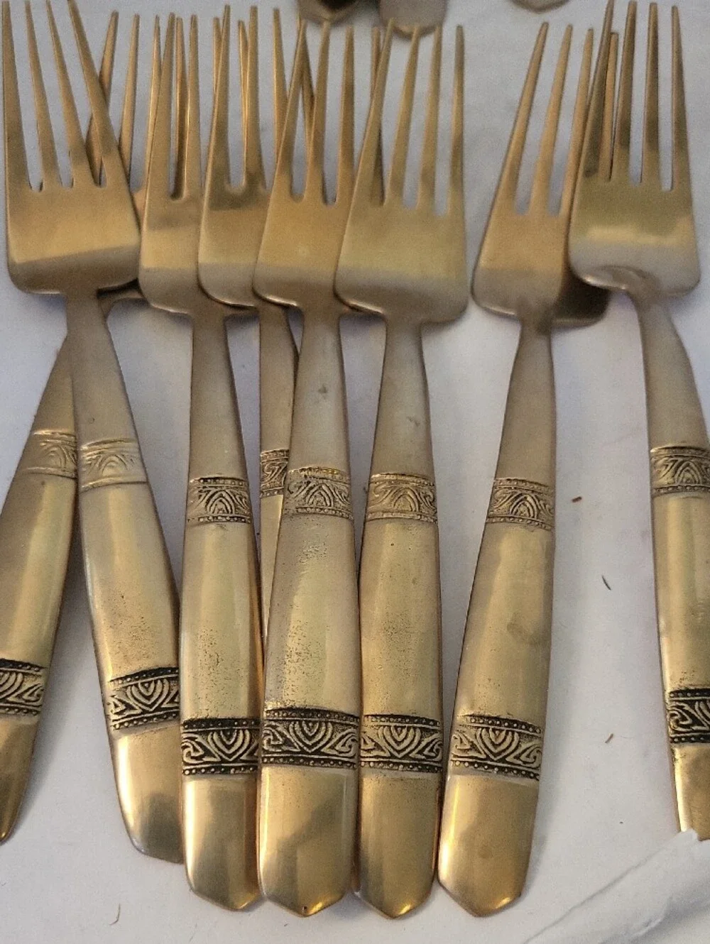 Vintage 1960s Anant Thailand 40pc MCM Flatware Set